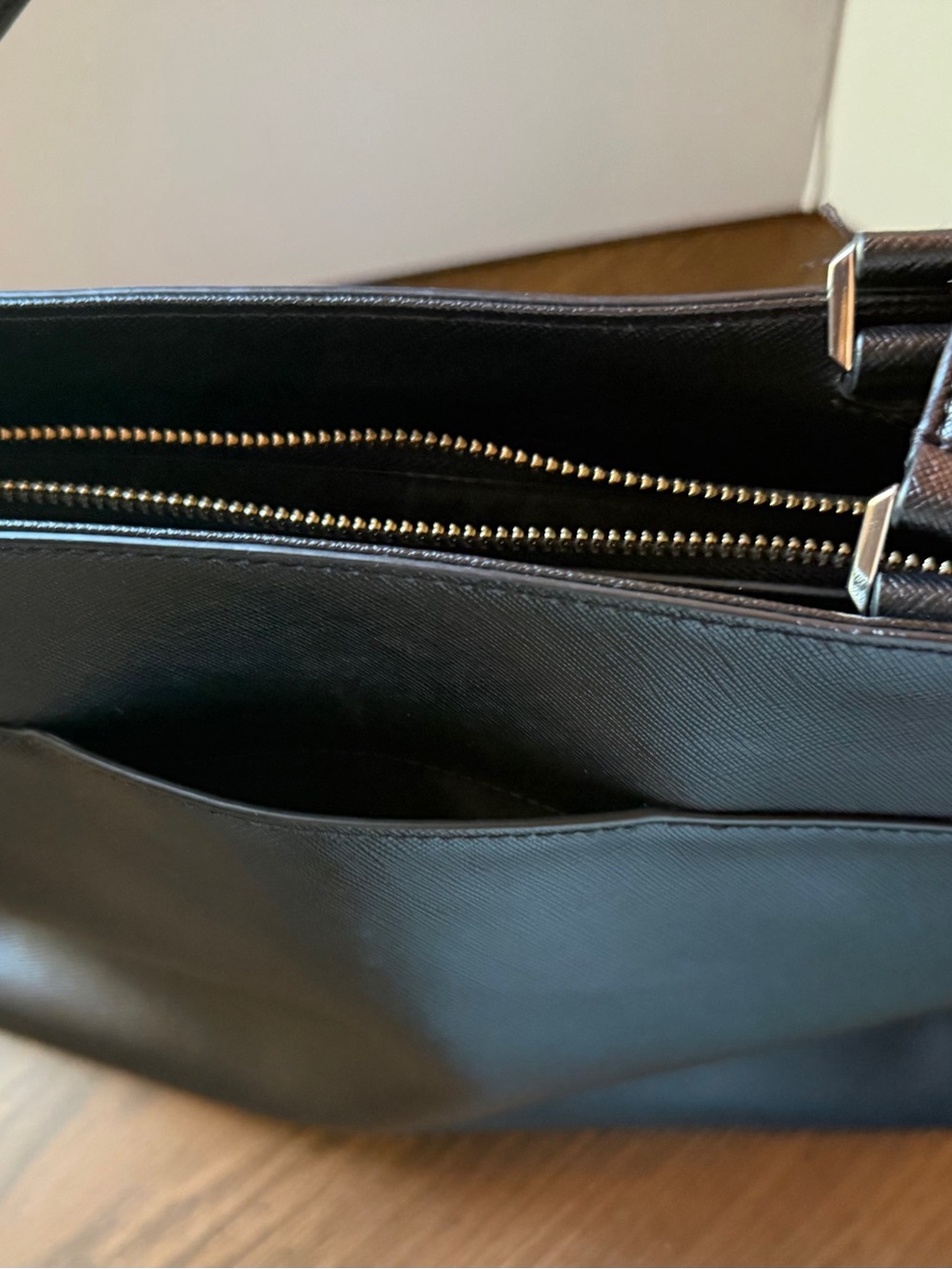 Kate Spade New York Staci Large Laptop Tote Leather Bag - Black - Picture 9 of 9